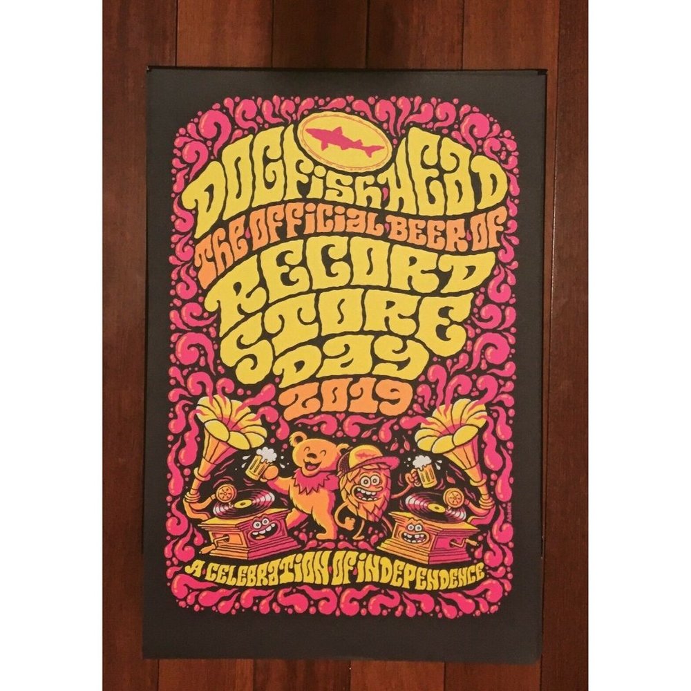 DOGFISH HEAD BEER RSD 2019 Poster Greatful Dead